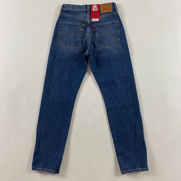 NWT Levi's 501 Jeans 150th Anniversary Women's 24 x 30 Blue Button Fly Red Tab - Picture 3 of 16